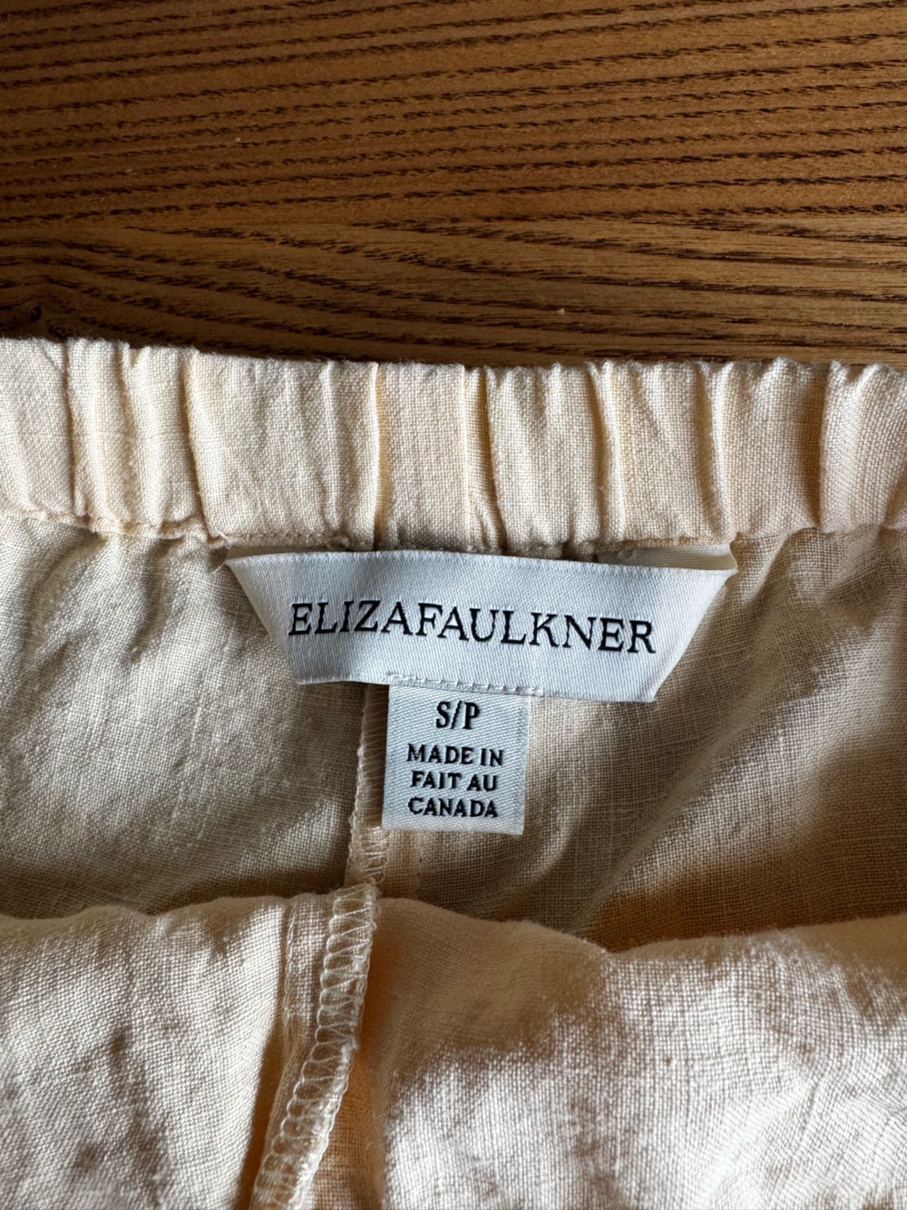 Eliza Faulkner Baxter Ruffle Linen Shorts (Small) - Picture 5 of 6